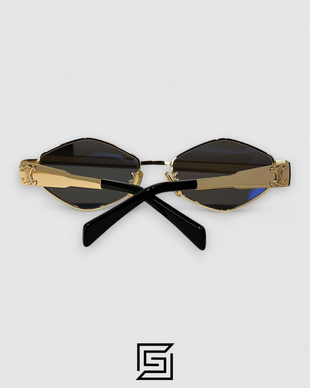 CELINE CL40254U Black Lenses Gold Frame