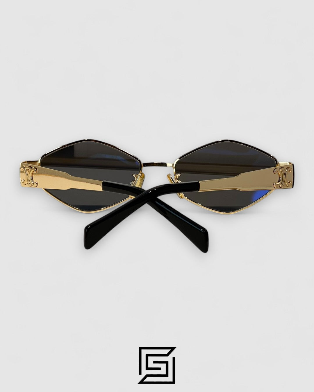 CELINE CL40254U Black Lenses Gold Frame