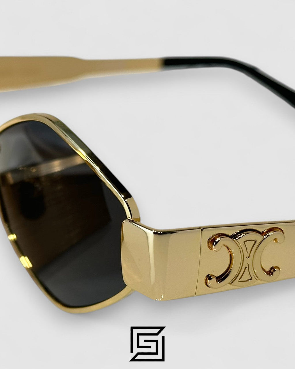 CELINE CL40254U Black Lenses Gold Frame