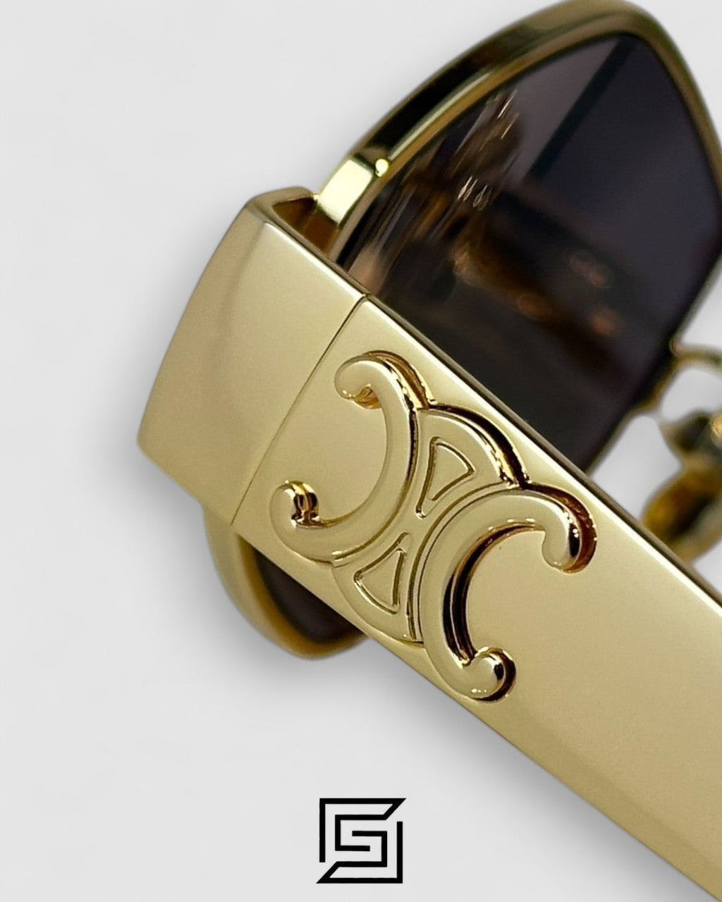 CELINE CL40254U Black Lenses Gold Frame