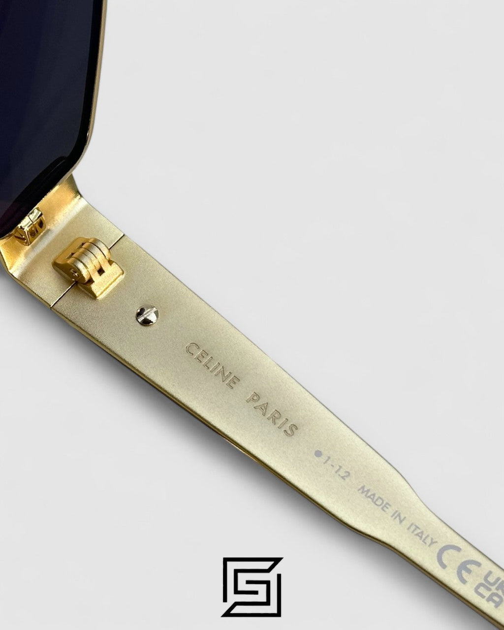 CELINE CL40254U Black Lenses Gold Frame