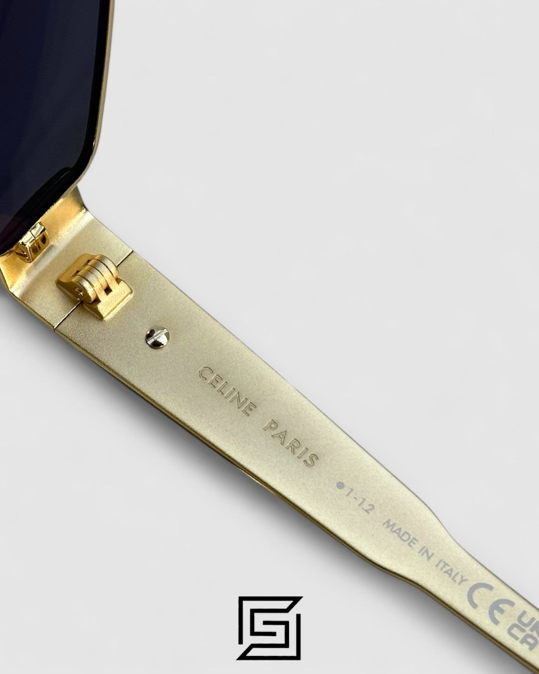 CELINE CL40254U Black Lenses Gold Frame
