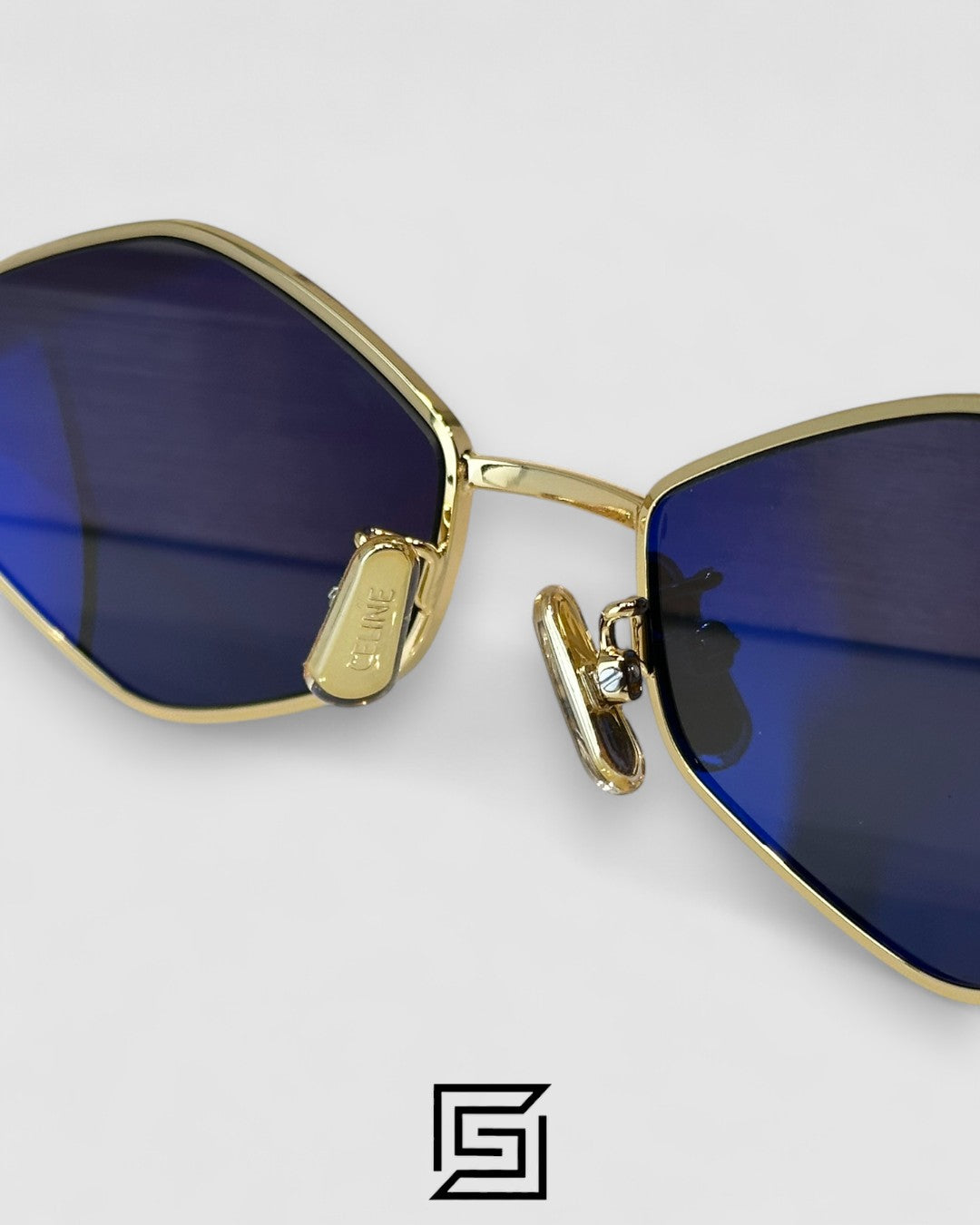 CELINE CL40254U Black Lenses Gold Frame