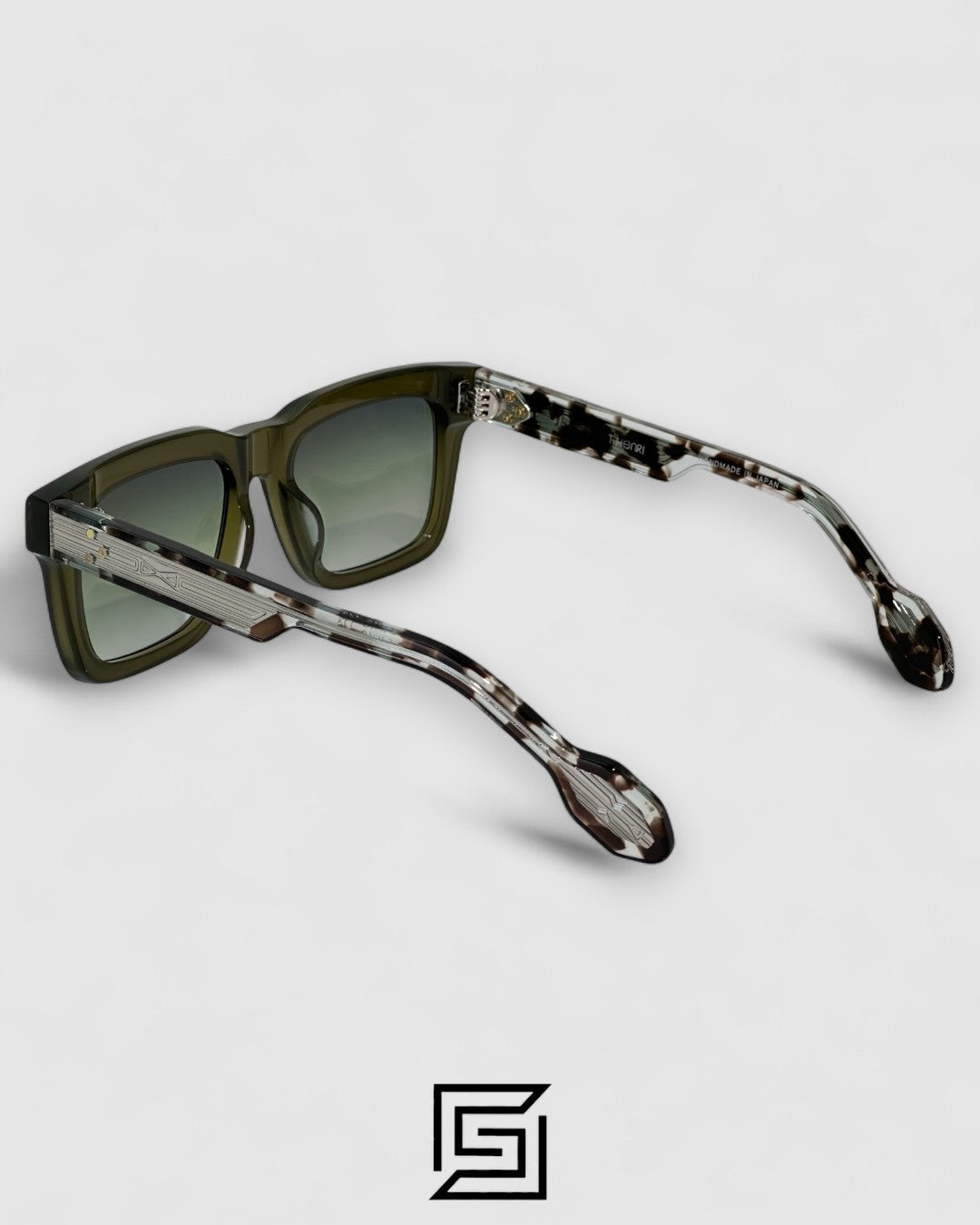 T HENRI H1 Green Lenses Transparent Green Frame
