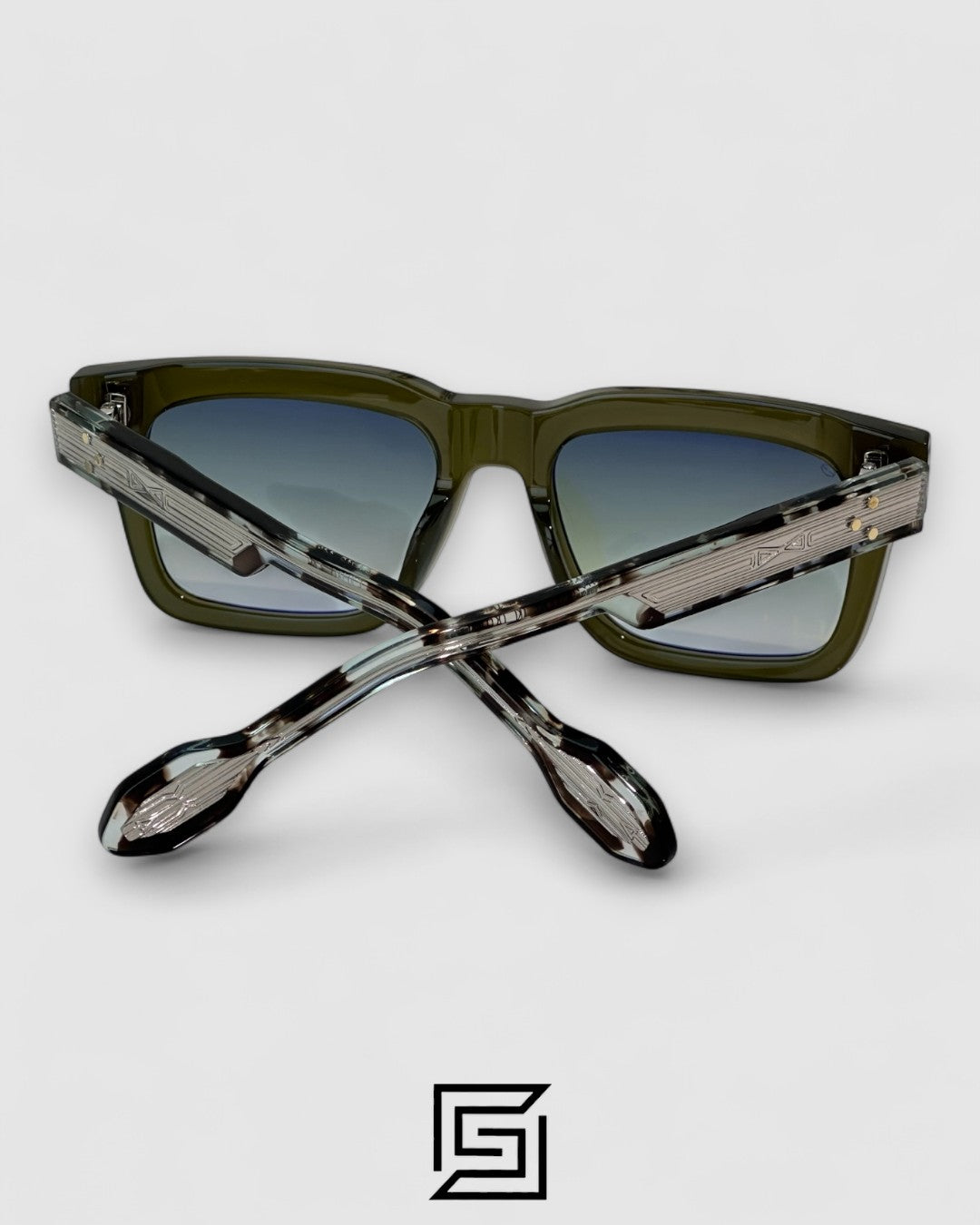 T HENRI H1 Green Lenses Transparent Green Frame