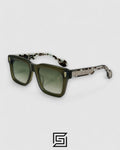 T HENRI H1 Green Lenses Transparent Green Frame