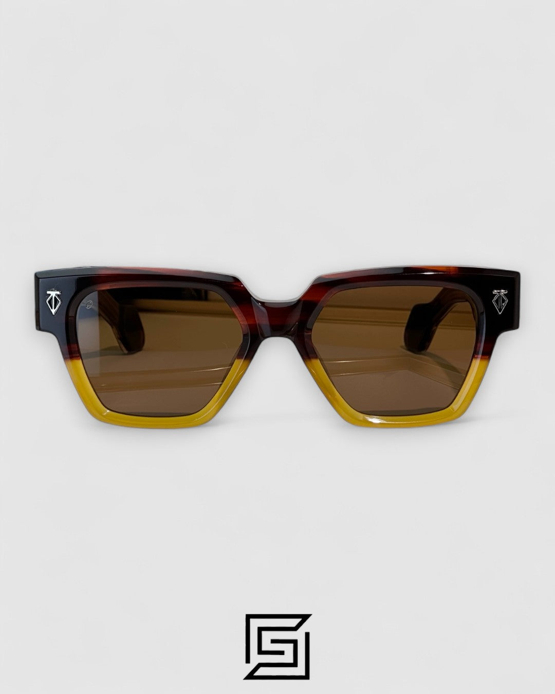 T HENRI UTOPIA Brown Lenses Half Brown Frame