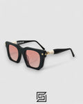 Maske j3 Red Leanses Black Matte Frame