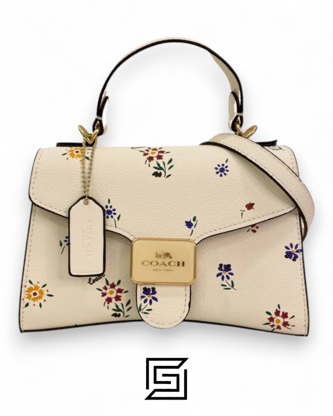 Coach Pepper Satchel In Signature Canvas C4092