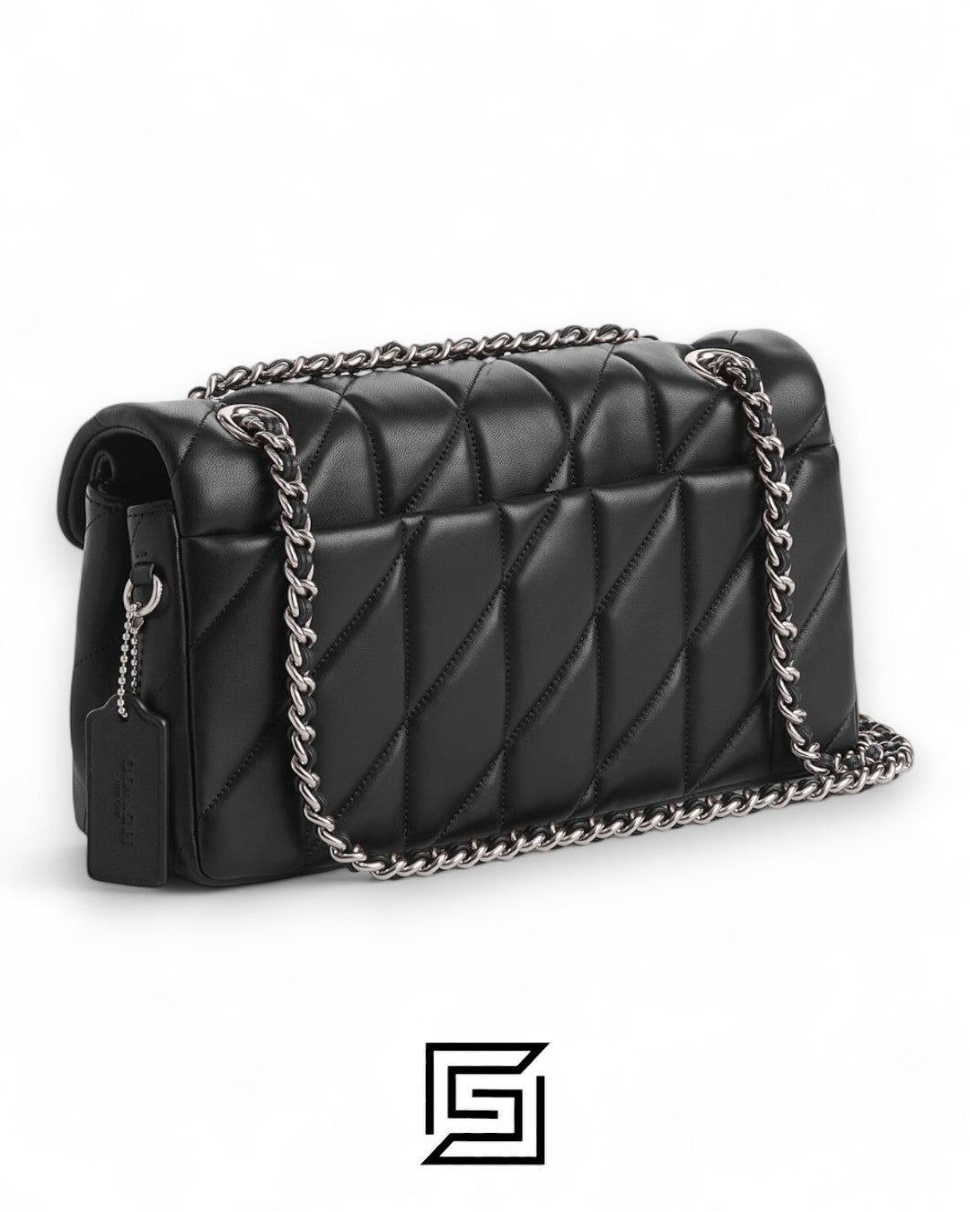 Coach Tabby Shoulder Bag 26 With Pillow Quilting Black Silver – Style No. CP150