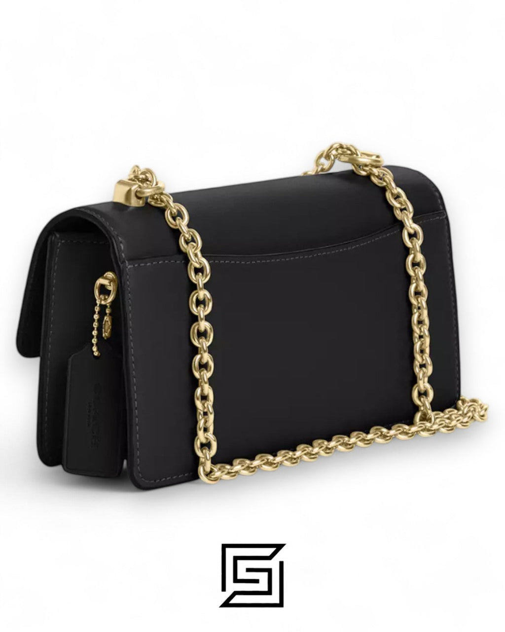 Coach Eliza Flap Crossbody Bag In Black – Style No. CR529 CP008