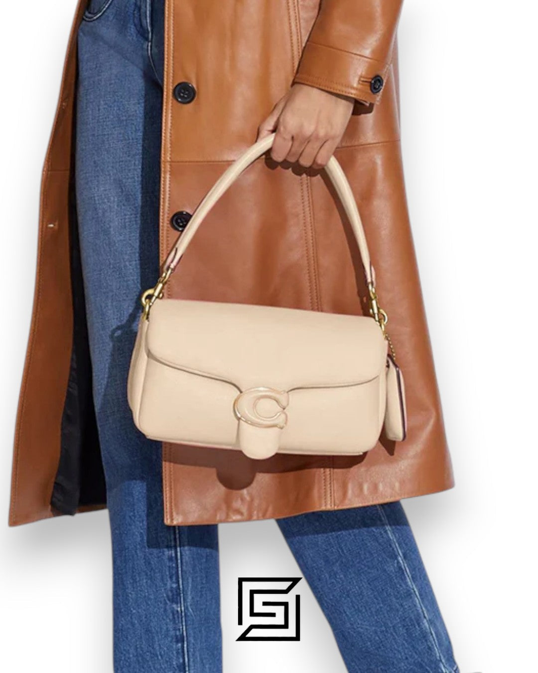 Coach PILLOW TABBY SHOULDER BAG 26 Cream - Style C0772