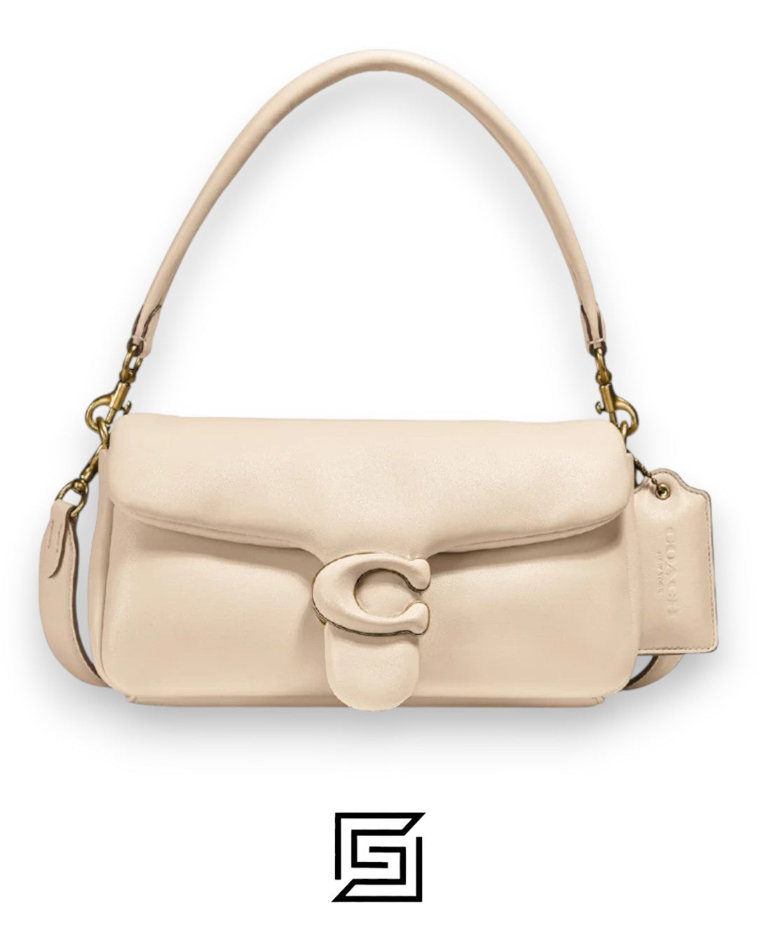 Coach PILLOW TABBY SHOULDER BAG 26 Cream - Style C0772