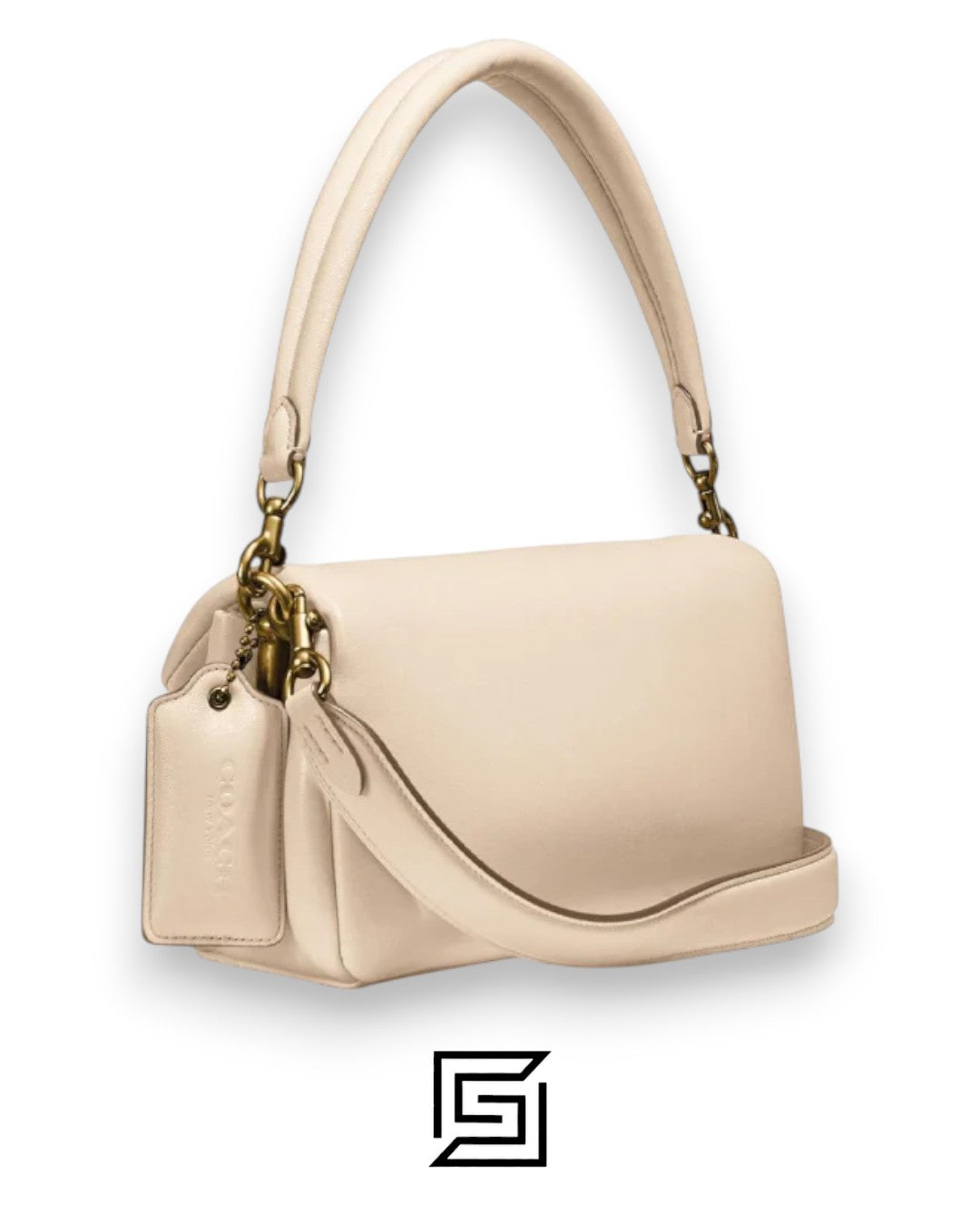 Coach PILLOW TABBY SHOULDER BAG 26 Cream - Style C0772