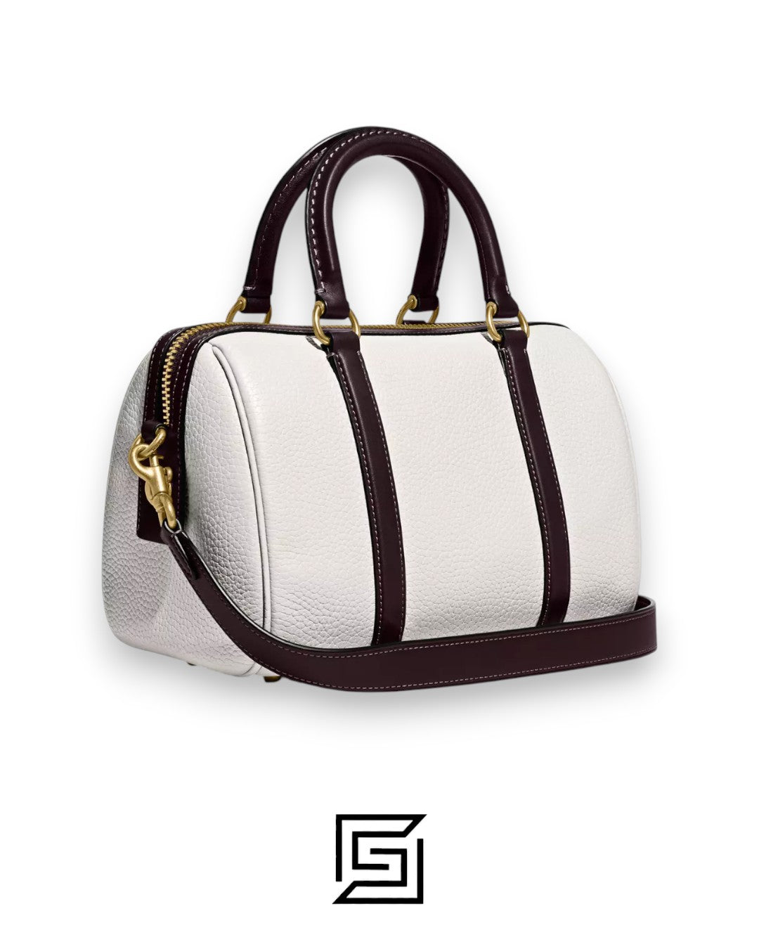 Coach Ruby Satchel 25 In Colorblock White Style No. C8530