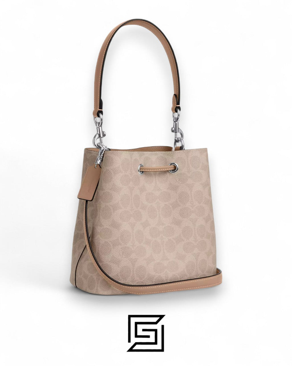 Coach Rowan Bucket Bag In Signature Canvas Cream – Style No. CBH07