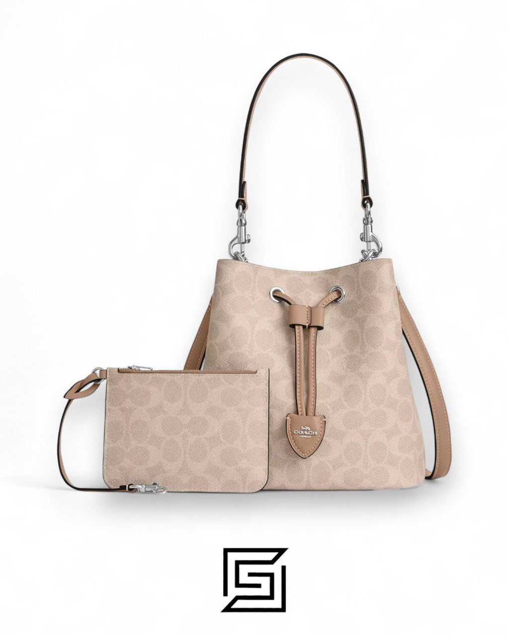 Coach Rowan Bucket Bag In Signature Canvas Cream – Style No. CBH07