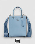 Coach Tote 16 With Signature Canvas Blue  – Style No. CJ795