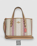Coach Mollie Tote Bag 25 In Signature Jacquard With Stripes Style No. C8416
