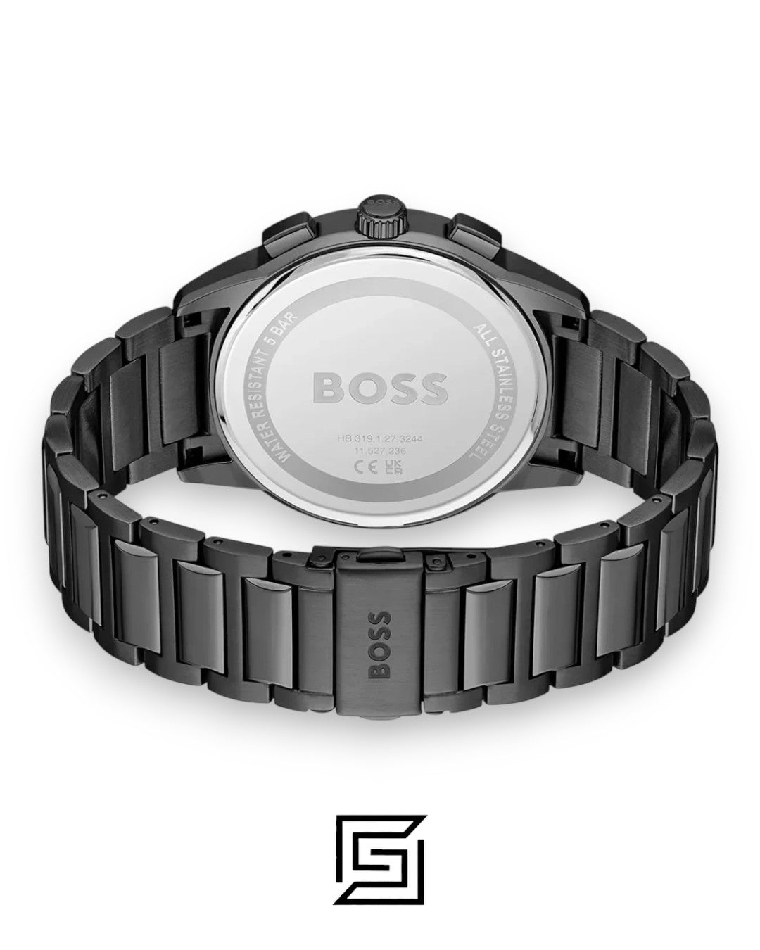 Boss 1513929 Men's Chronograph Grey Stainless Steel Watch