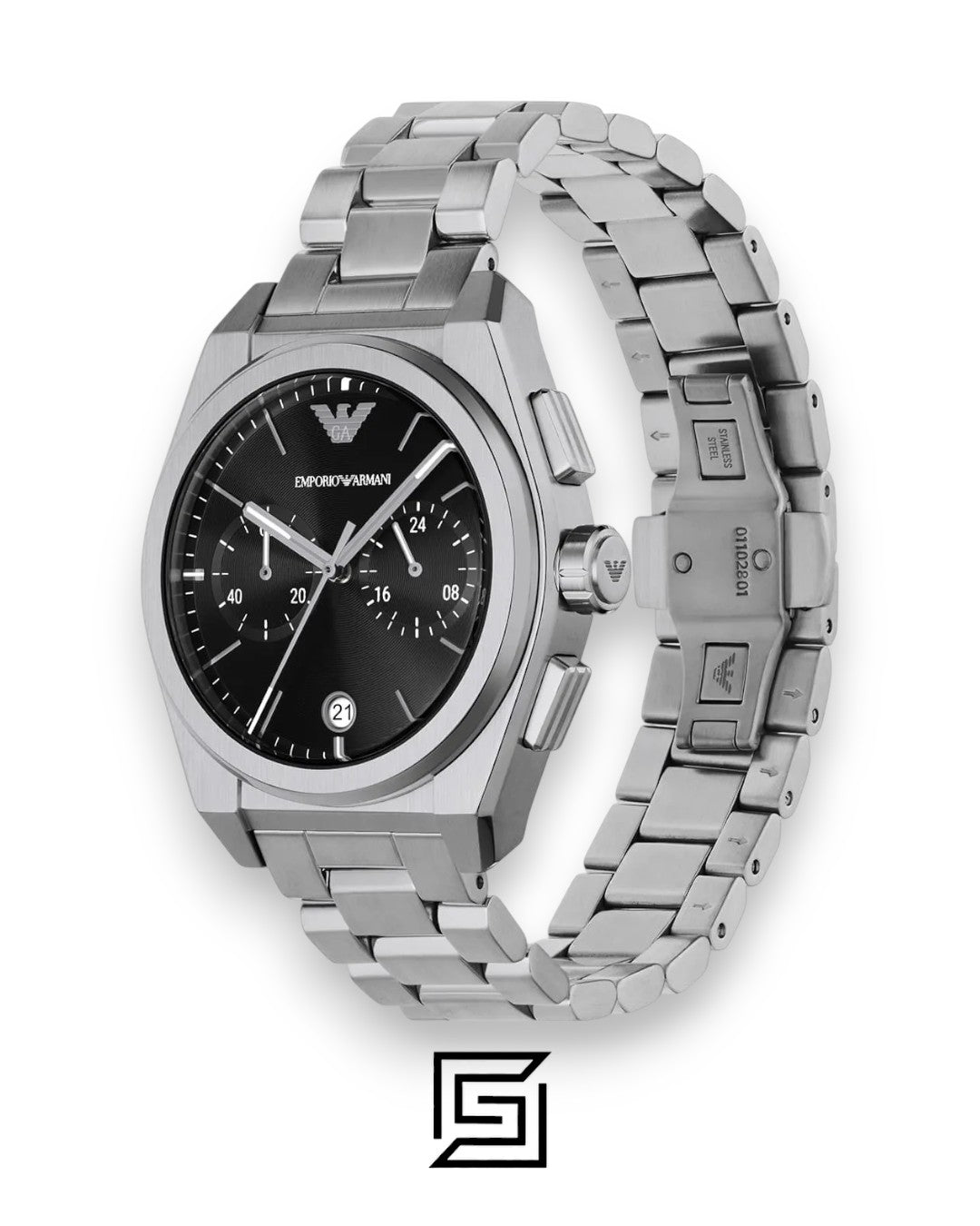 Emporio Armani Federico AR11560 Black Dial Chronograph Men's Watch