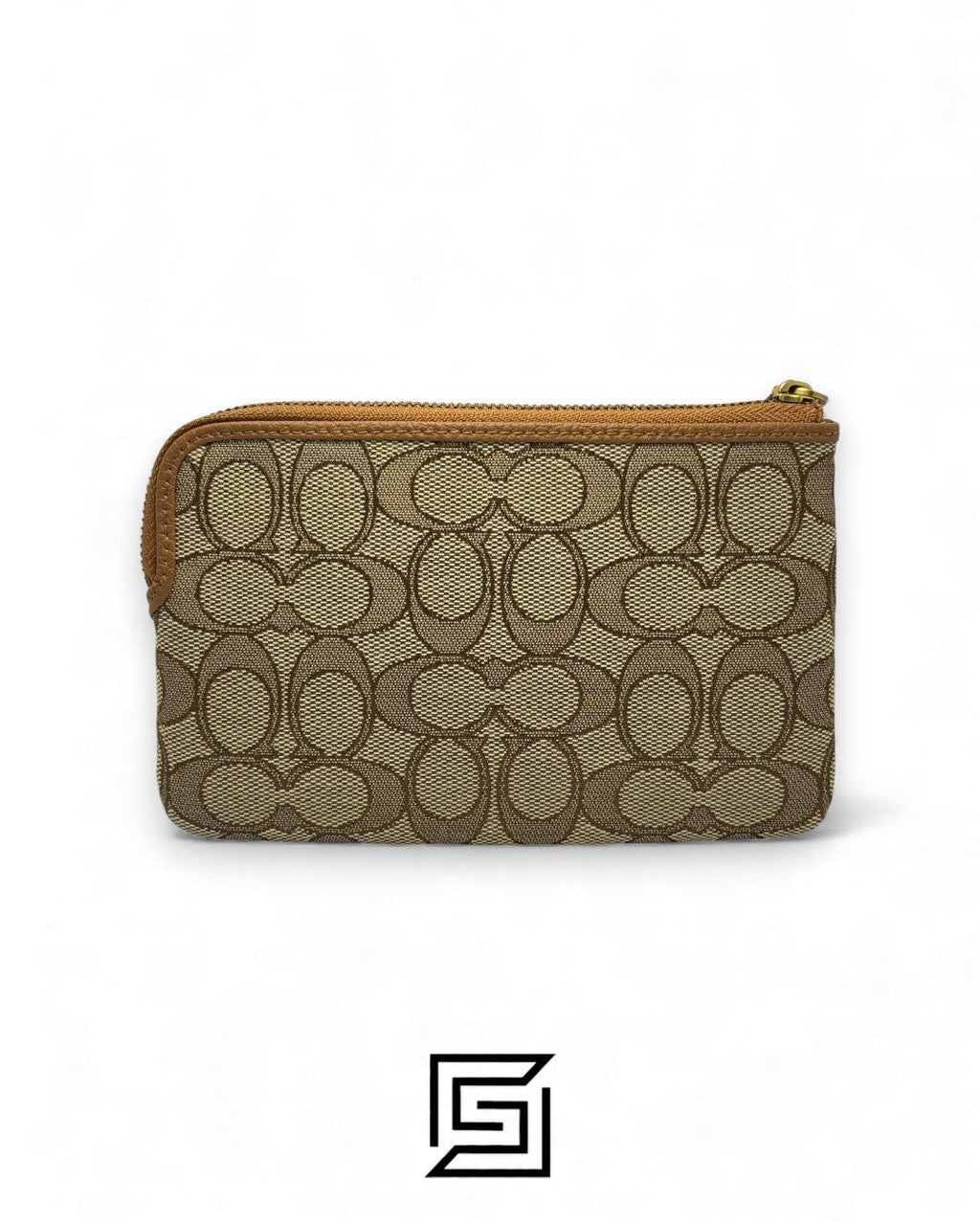 Disney X Coach Corner Zip Wristlet In Signature Jacquard With Mickey Mouse Print Style No. CN033
