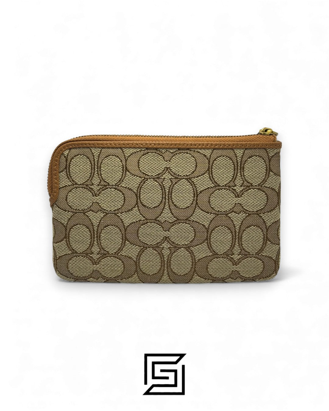 Disney X Coach Corner Zip Wristlet In Signature Jacquard With Mickey Mouse Print Style No. CN033