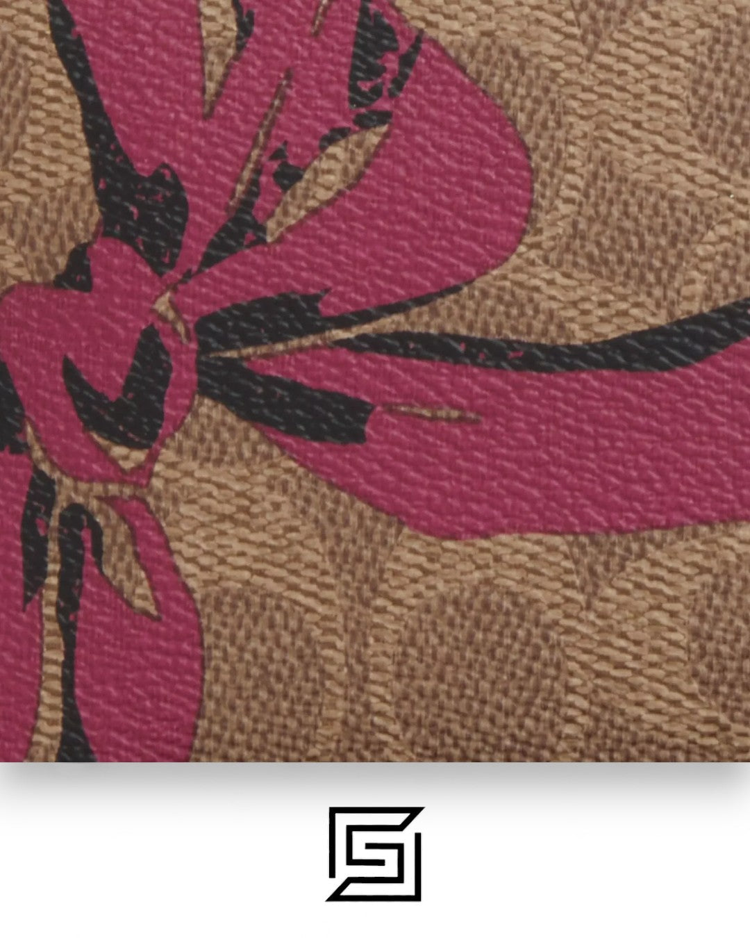 Coach Outlet Long Zip Around Wallet In Signature Canvas With Bow Print – PinkStyle No. CZ326