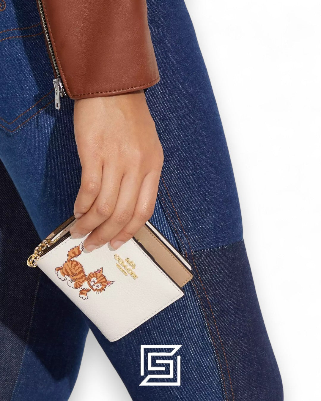Coach Snap Wallet With Dancing Kitten – Style No. CC472
