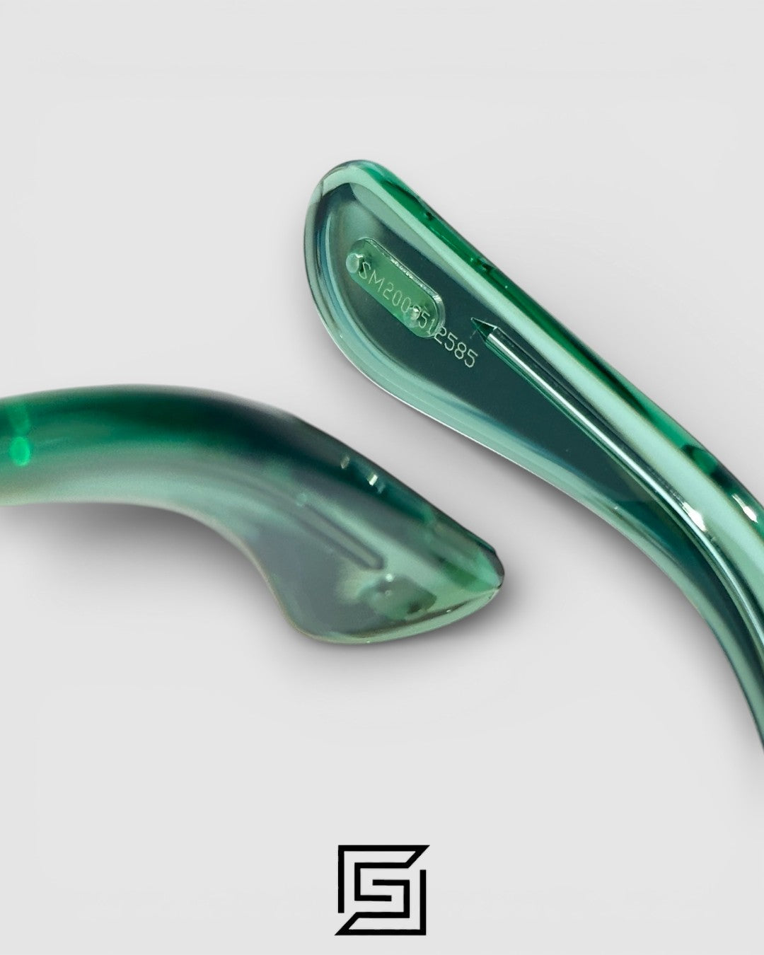 Tom Ford TF711 Light Green Lenses and Transparent Green Frame Luxury Sunglasses