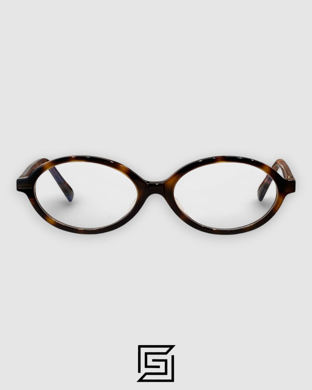 Miu Miu SMU04Z Tiger Brown Frame Gold LogoOptical Glasses