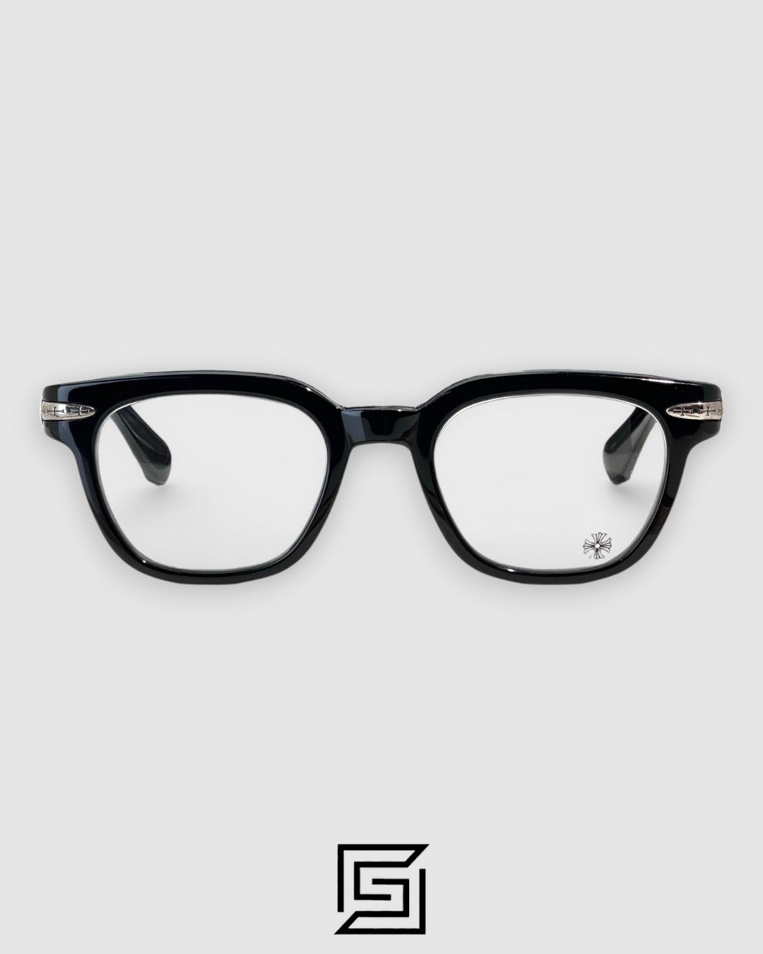 إطار Chrome Hearts DRIPPIN الأسود