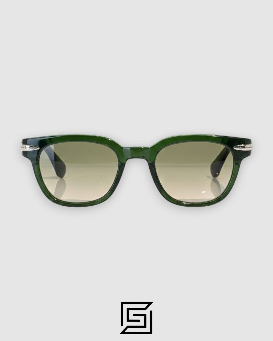 نظارة شمسية Chrome Hearts DRIPPIN بعدسات عسلية مع عدسات خضراء شفافة