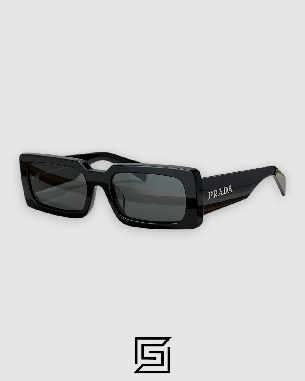 Prada SPR A07F Black Lenses Black Frame