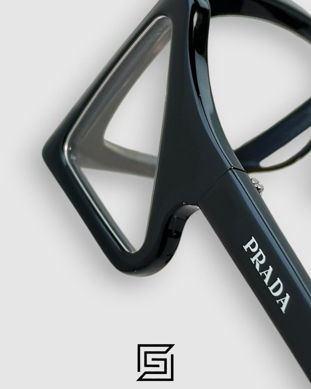 Prada SPR03 Black Frame - Lenses Rectangular