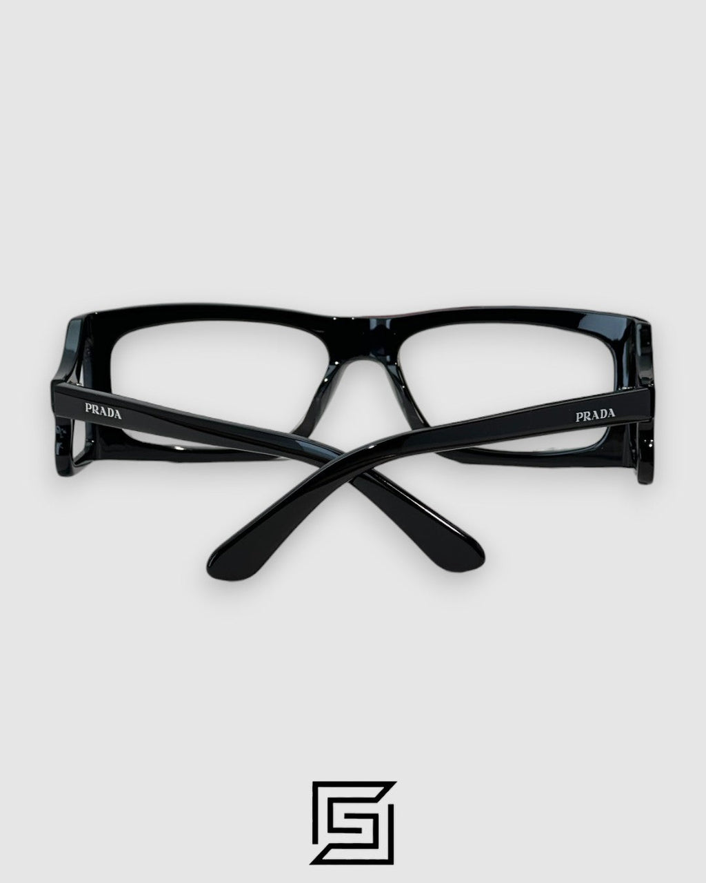 Prada SPR03 Black Frame - Lenses Rectangular