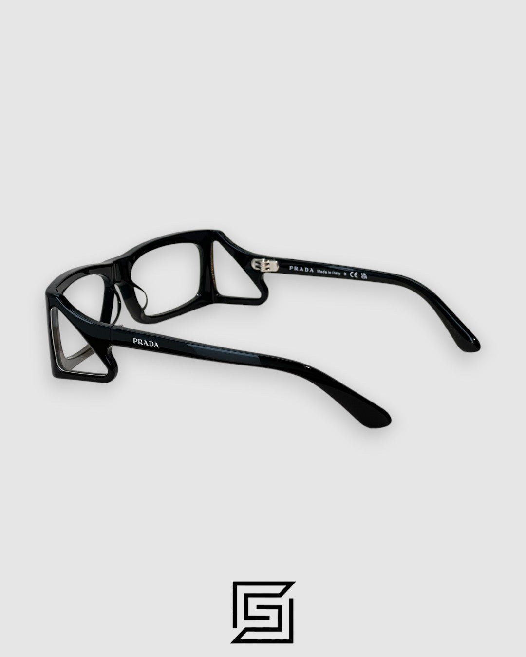Prada SPR03 Black Frame - Lenses Rectangular