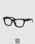 Prada VPR C10 Tiger Brown Frame Square Optical Glasses
