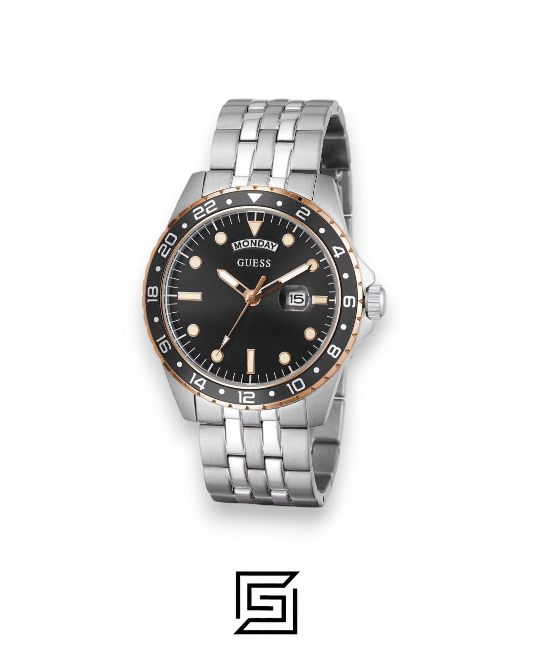 Guess GW0220G3 Black Dial Stainless Steel Men's Watch
