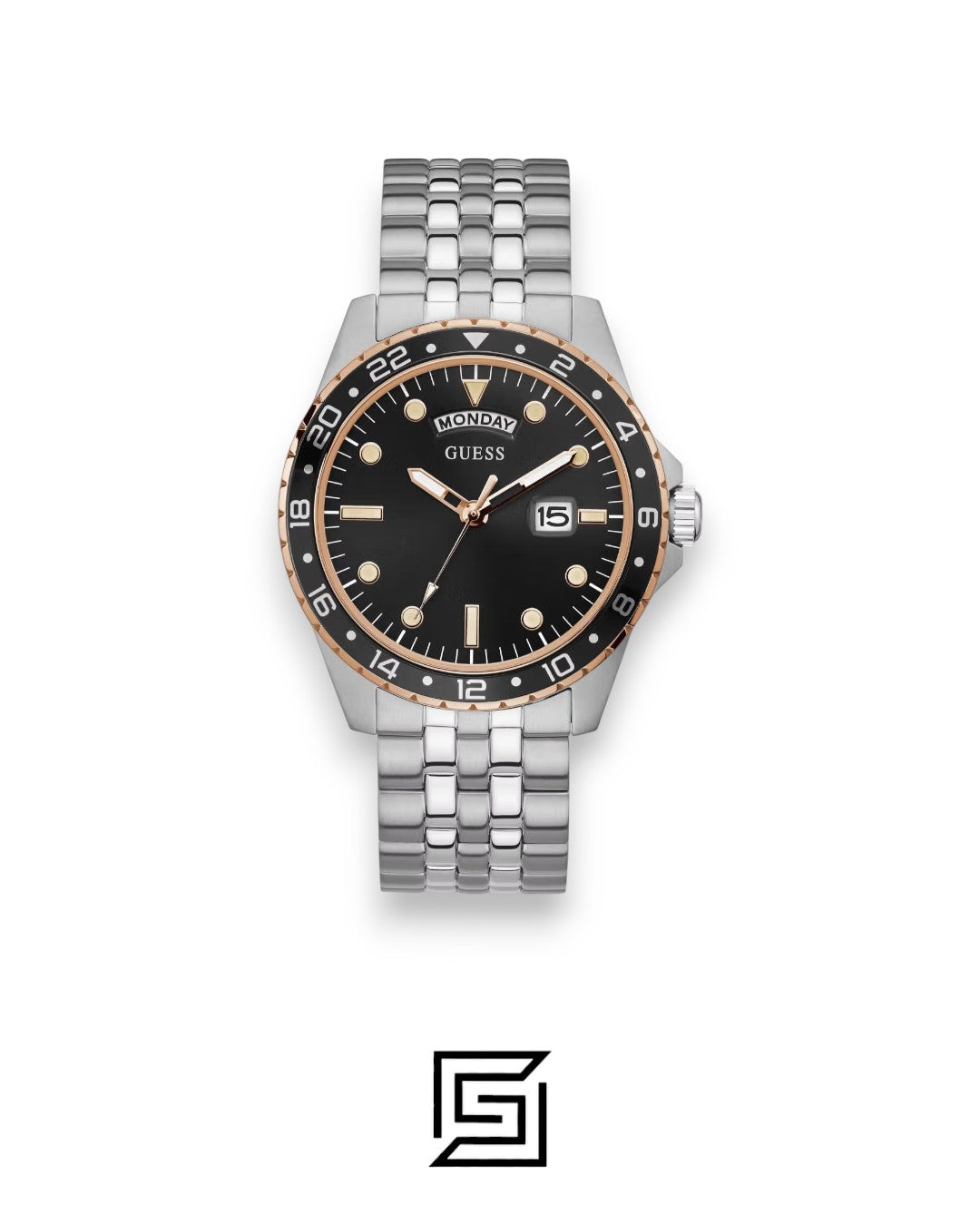 Guess GW0220G3 Black Dial Stainless Steel Men's Watch