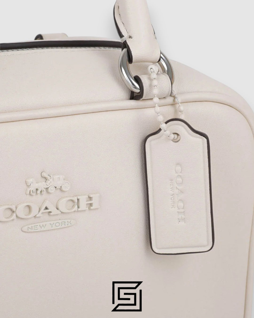 Coach Satchel Crossbody White CT776