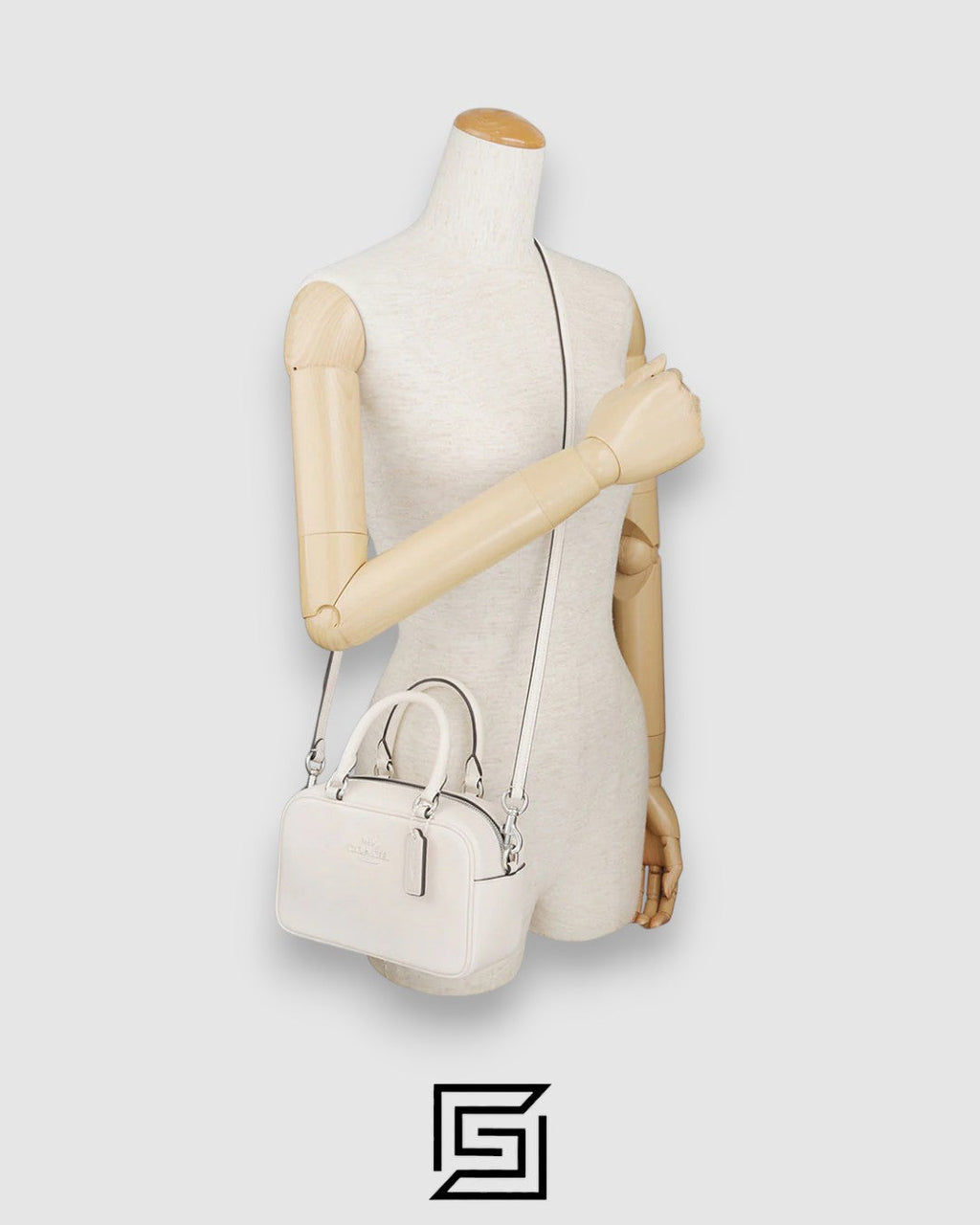 Coach Satchel Crossbody White CT776