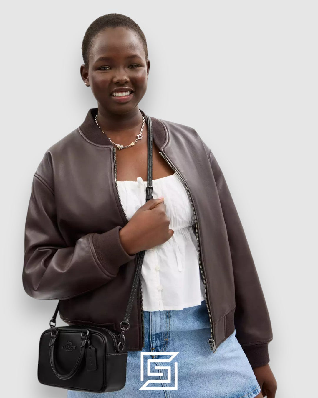 Coach Satchel Crossbody Black CT776