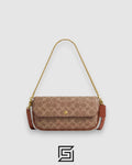 Brook Flap Chain Bag In Signature Canvas CAN91
