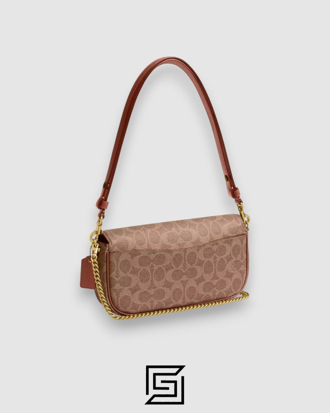 Brook Flap Chain Bag In Signature Canvas CAN91