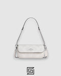 Coach Hailey Flap Bag In Signature Canvas White Style Number CAN70