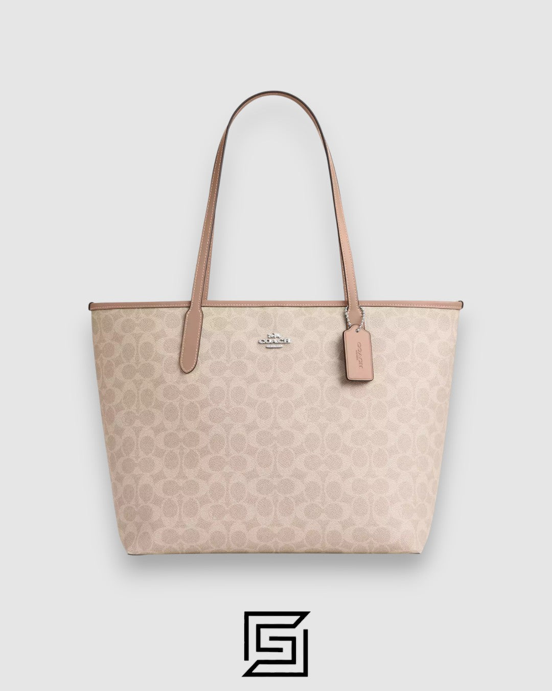 Coach City Tote Bag In Signature Canvas Style Number CV976-1 CCQ28