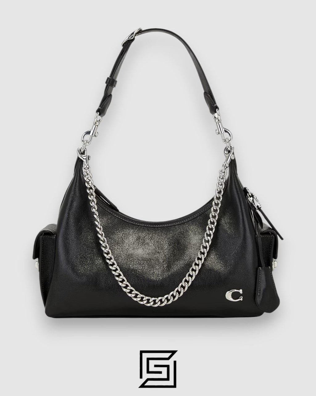 Coach Pocket Juliet Bag 30 Black Style Number CAM20