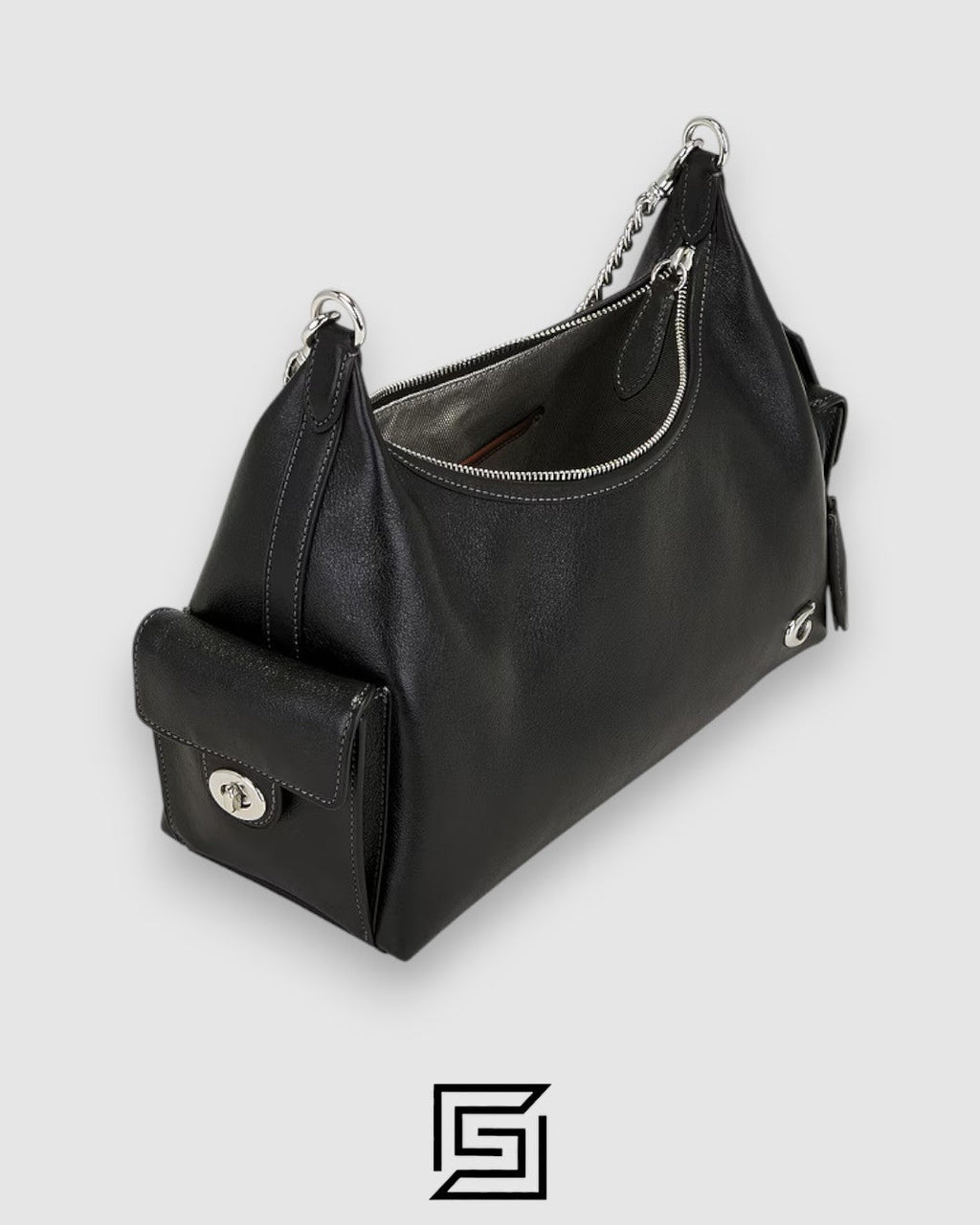 Coach Pocket Juliet Bag 30 Black Style Number CAM20