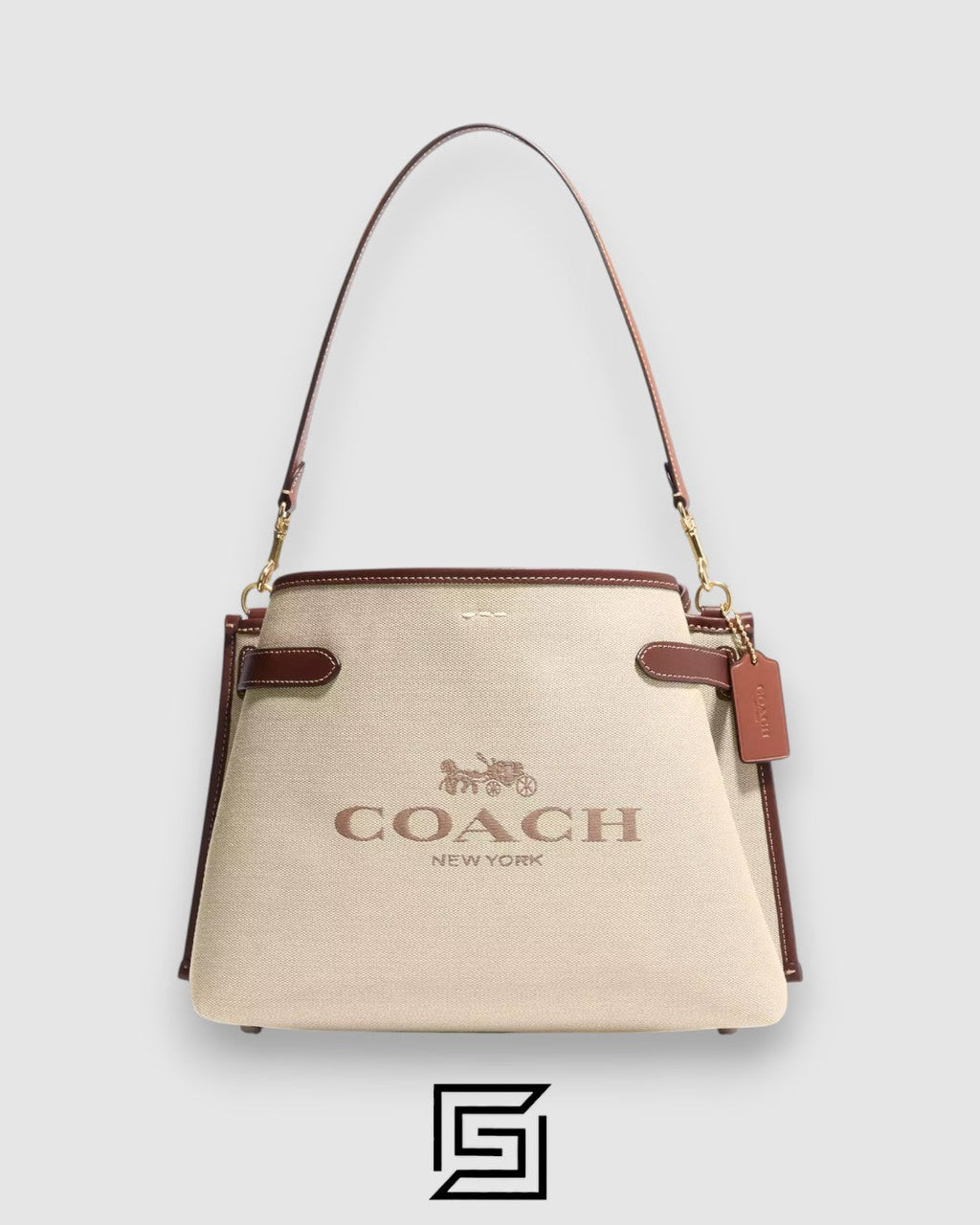 Hanna Shoulder Bag With Coach Style No. CH190 Big Size